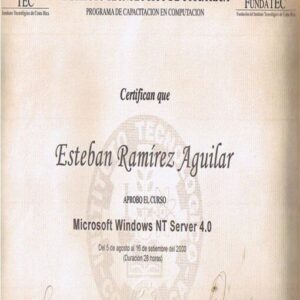 Bachelors Degree Instituto Tecnológico de Costa Rica