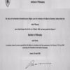 Bachelors Degree Katholieke Universiteit Leuven