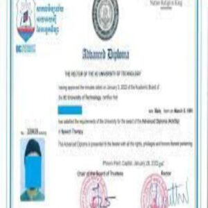 Buy Diploma Degree Institute of Technology of Cambodia