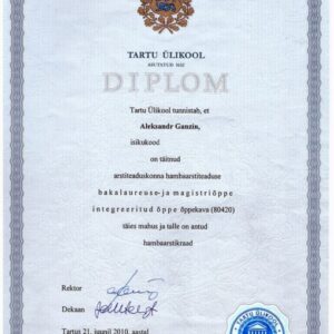 Diploma Degree Eesti Kunstiakadeemia Online
