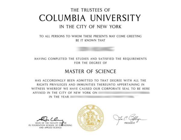 Masters Degree Columbia University Online
