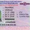 Lithuania Driving License Online
