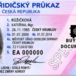 Buy Czech Republic Driver’s License Online