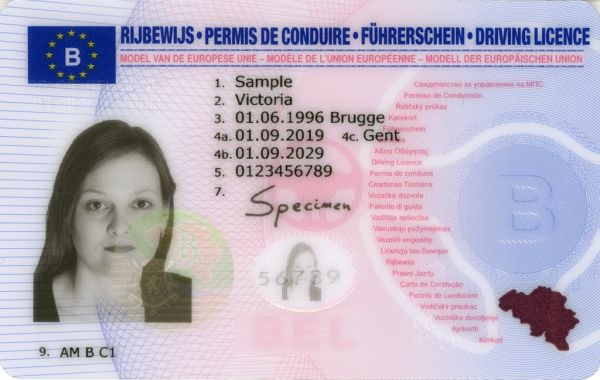 Foreigner applying for a driving license in Belgium